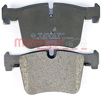 Jeu de 4 plaquettes de frein METZGER ref. 1170469